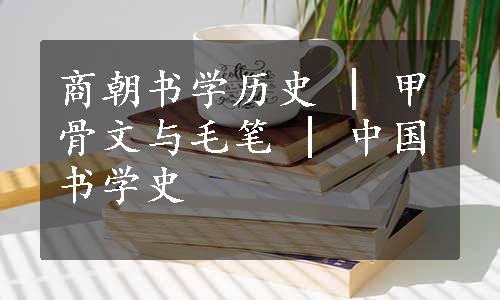 商朝书学历史 | 甲骨文与毛笔 | 中国书学史