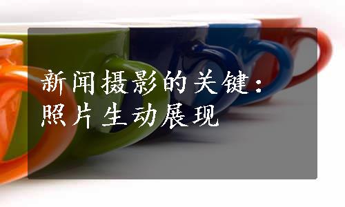 新闻摄影的关键：照片生动展现 