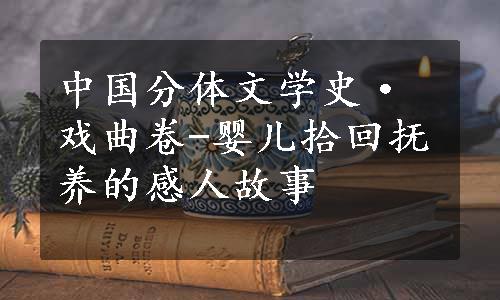 中国分体文学史·戏曲卷-婴儿拾回抚养的感人故事