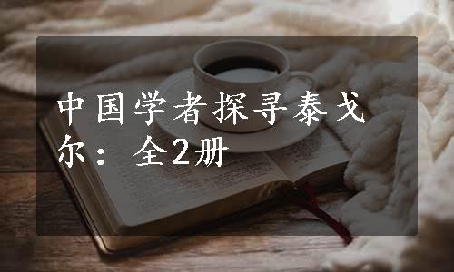 中国学者探寻泰戈尔：全2册