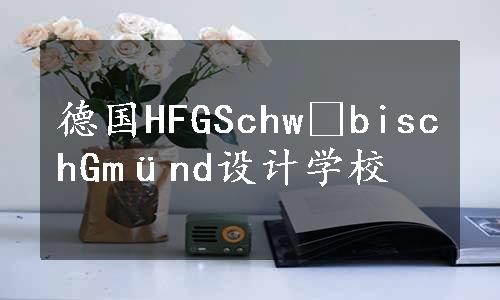 德国HFGSchwäbischGmünd设计学校