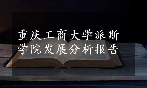 重庆工商大学派斯学院发展分析报告