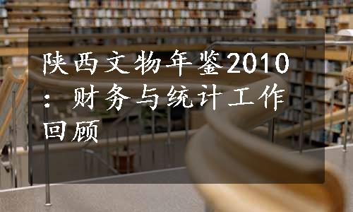 陕西文物年鉴2010：财务与统计工作回顾