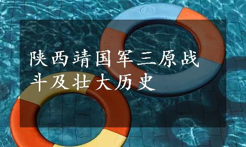 陕西靖国军三原战斗及壮大历史