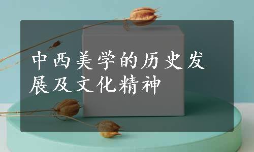 中西美学的历史发展及文化精神