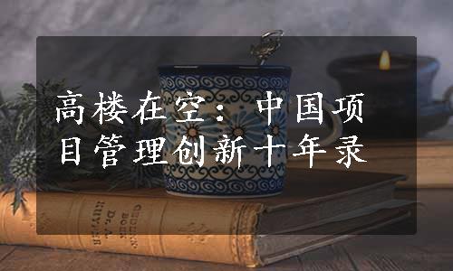 高楼在空：中国项目管理创新十年录