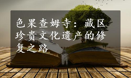 色果查姆寺：藏区珍贵文化遗产的修复之路