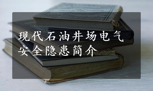 现代石油井场电气安全隐患简介