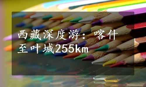 西藏深度游：喀什至叶城255km