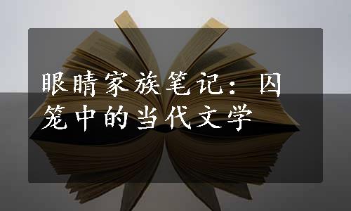 眼睛家族笔记：囚笼中的当代文学