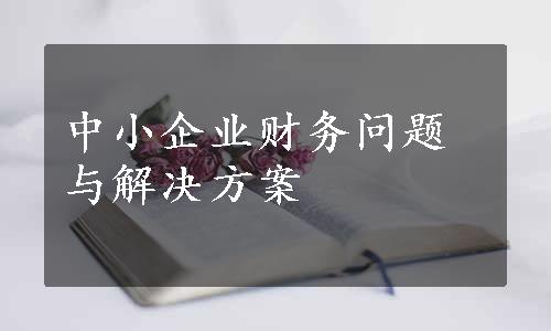 中小企业财务问题与解决方案