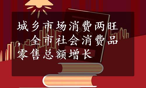 城乡市场消费两旺，全市社会消费品零售总额增长