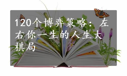 120个博弈策略：左右你一生的人生大棋局