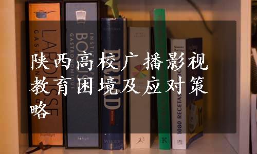 陕西高校广播影视教育困境及应对策略