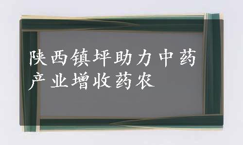 陕西镇坪助力中药产业增收药农