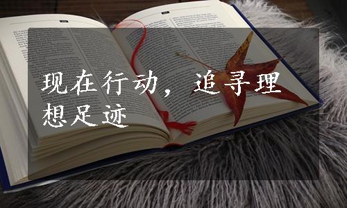 现在行动，追寻理想足迹