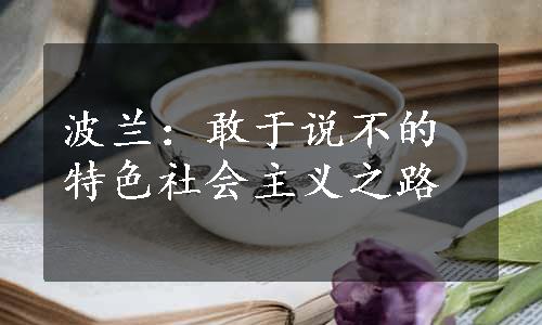 波兰：敢于说不的特色社会主义之路