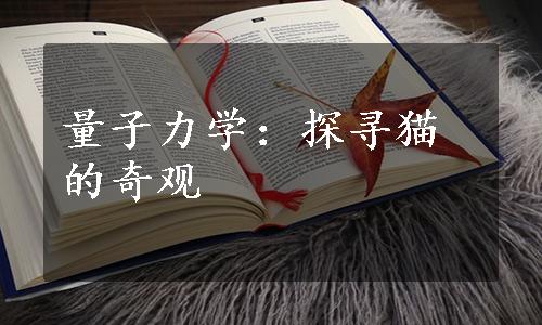 量子力学：探寻猫的奇观