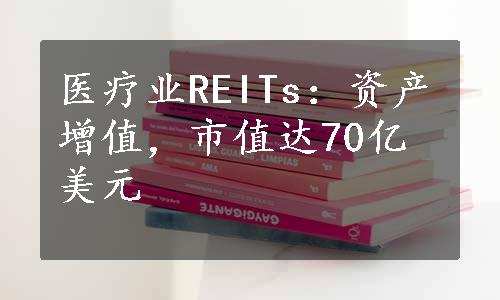 医疗业REITs：资产增值，市值达70亿美元