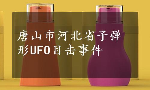 唐山市河北省子弹形UFO目击事件