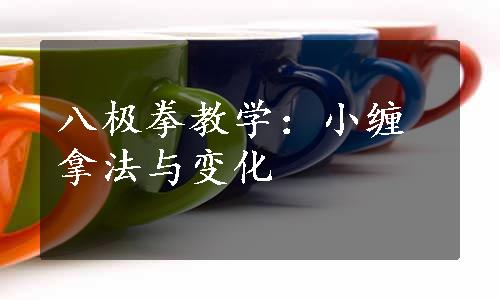 八极拳教学：小缠拿法与变化