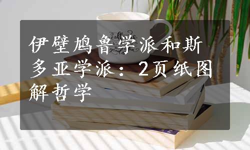 伊壁鸠鲁学派和斯多亚学派：2页纸图解哲学