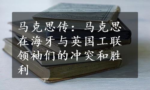 马克思传：马克思在海牙与英国工联领袖们的冲突和胜利