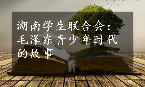 湖南学生联合会：毛泽东青少年时代的故事