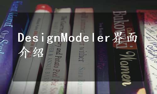 DesignModeler界面介绍