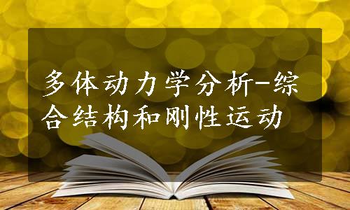 多体动力学分析-综合结构和刚性运动