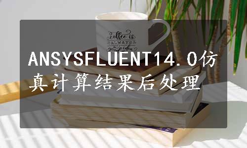 ANSYSFLUENT14.0仿真计算结果后处理