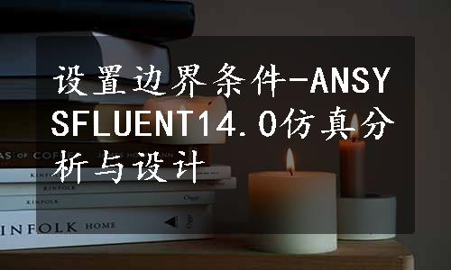 设置边界条件-ANSYSFLUENT14.0仿真分析与设计