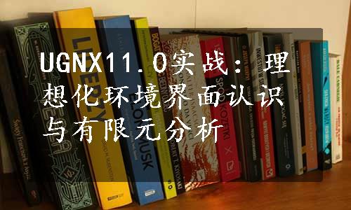 UGNX11.0实战：理想化环境界面认识与有限元分析