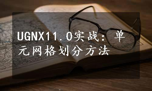 UGNX11.0实战：单元网格划分方法