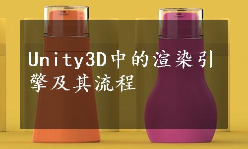 Unity3D中的渲染引擎及其流程