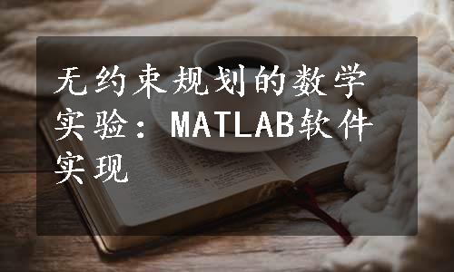 无约束规划的数学实验：MATLAB软件实现