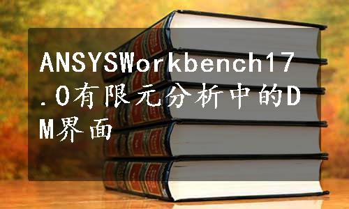 ANSYSWorkbench17.0有限元分析中的DM界面