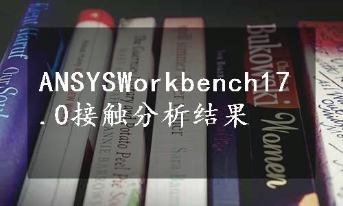 ANSYSWorkbench17.0接触分析结果