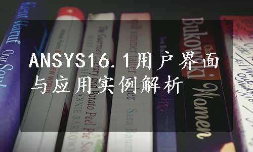 ANSYS16.1用户界面与应用实例解析