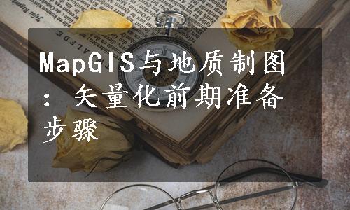 MapGIS与地质制图：矢量化前期准备步骤