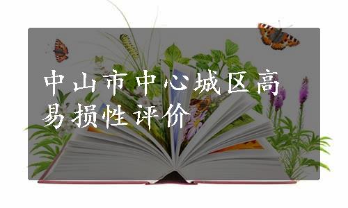 中山市中心城区高易损性评价