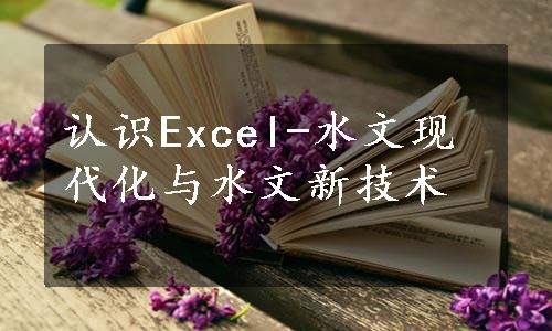 认识Excel-水文现代化与水文新技术