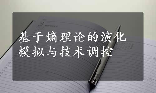 基于熵理论的演化模拟与技术调控