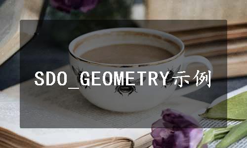 SDO_GEOMETRY示例