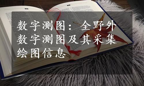 数字测图：全野外数字测图及其采集绘图信息