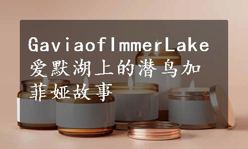 GaviaofImmerLake爱默湖上的潜鸟加菲娅故事