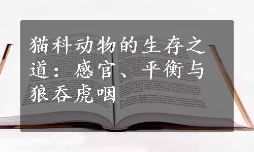 猫科动物的生存之道：感官、平衡与狼吞虎咽