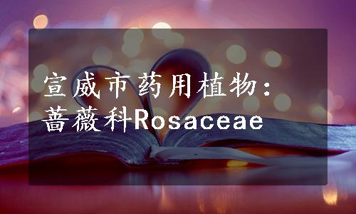 宣威市药用植物：蔷薇科Rosaceae