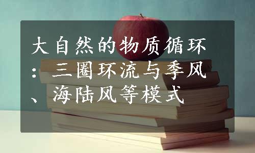 大自然的物质循环：三圈环流与季风、海陆风等模式