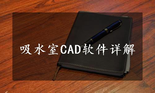 吸水室CAD软件详解